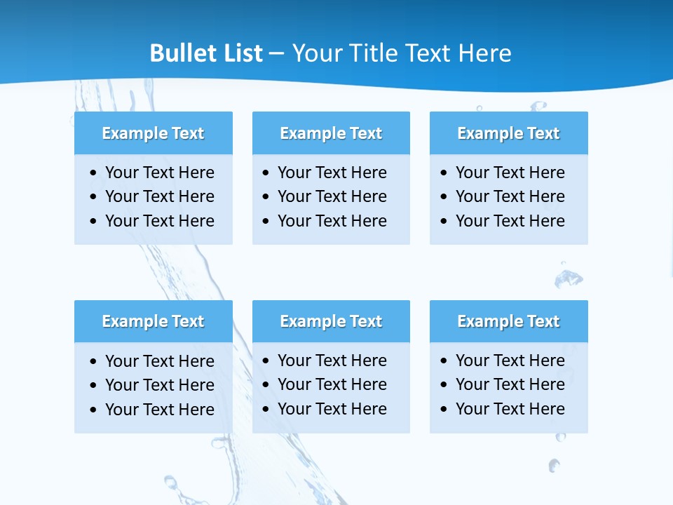 Rippled Drink Glacue PowerPoint Template