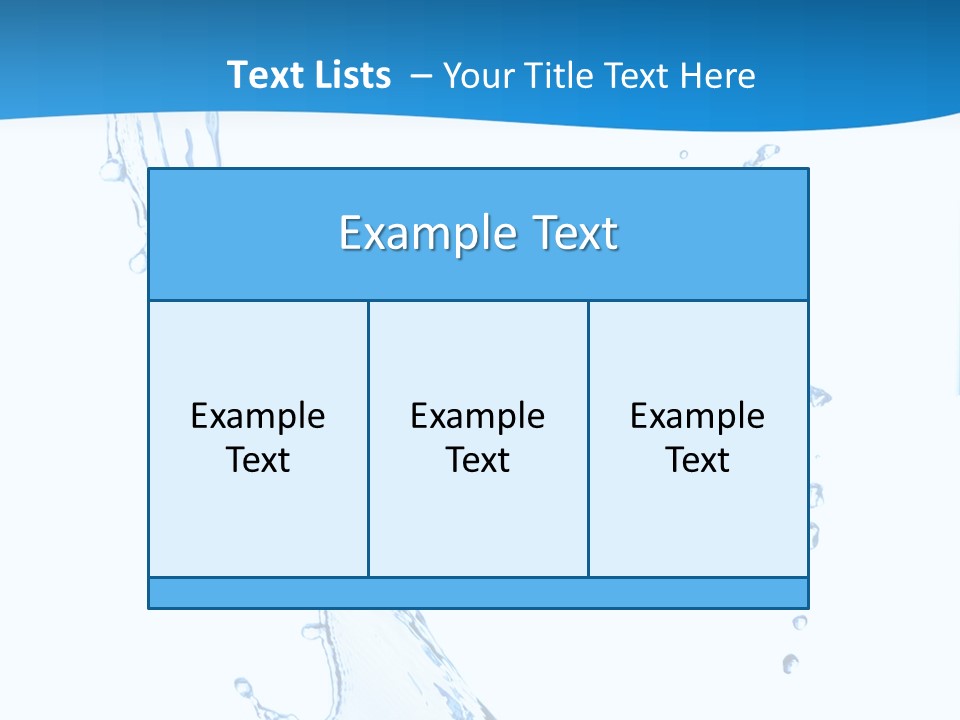 Rippled Drink Glacue PowerPoint Template