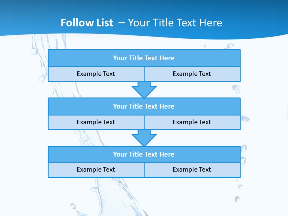 Rippled Drink Glacue PowerPoint Template