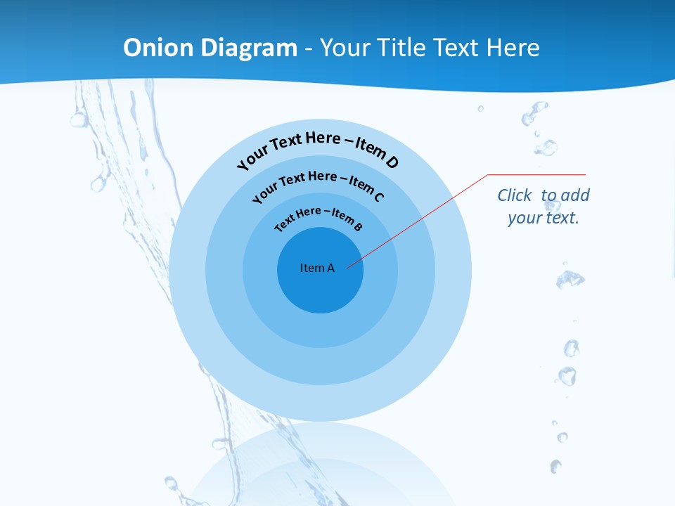 Rippled Drink Glacue PowerPoint Template