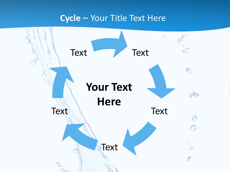 Rippled Drink Glacue PowerPoint Template