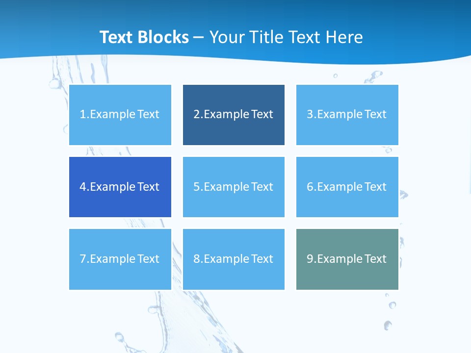 Rippled Drink Glacue PowerPoint Template