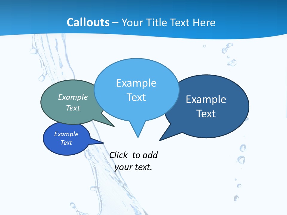 Rippled Drink Glacue PowerPoint Template