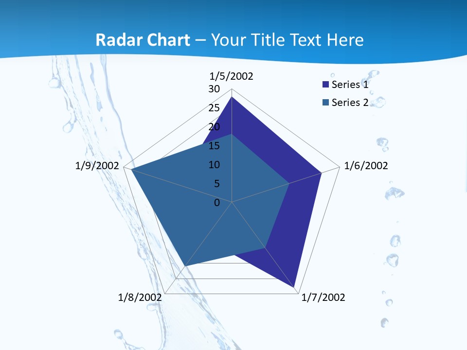 Rippled Drink Glacue PowerPoint Template