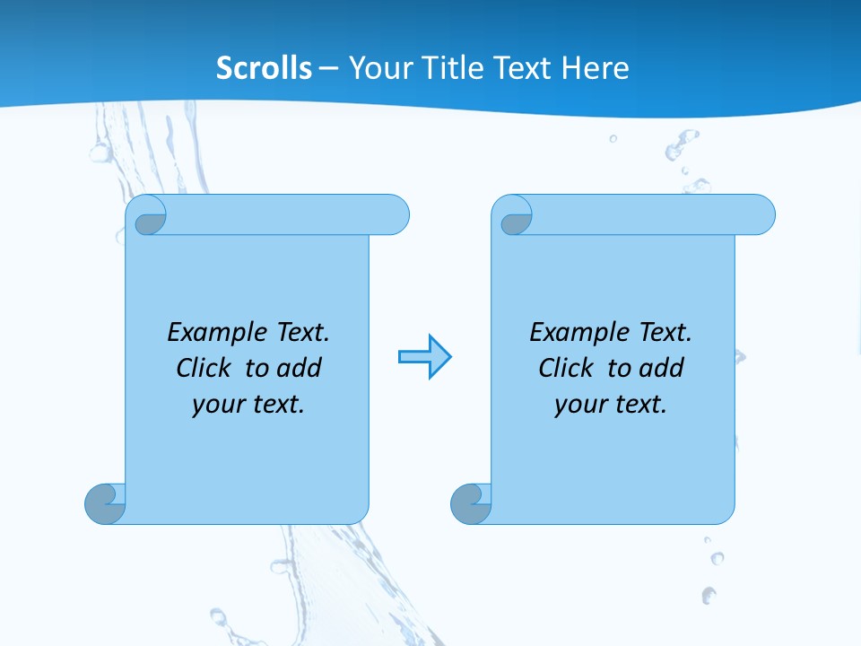 Rippled Drink Glacue PowerPoint Template
