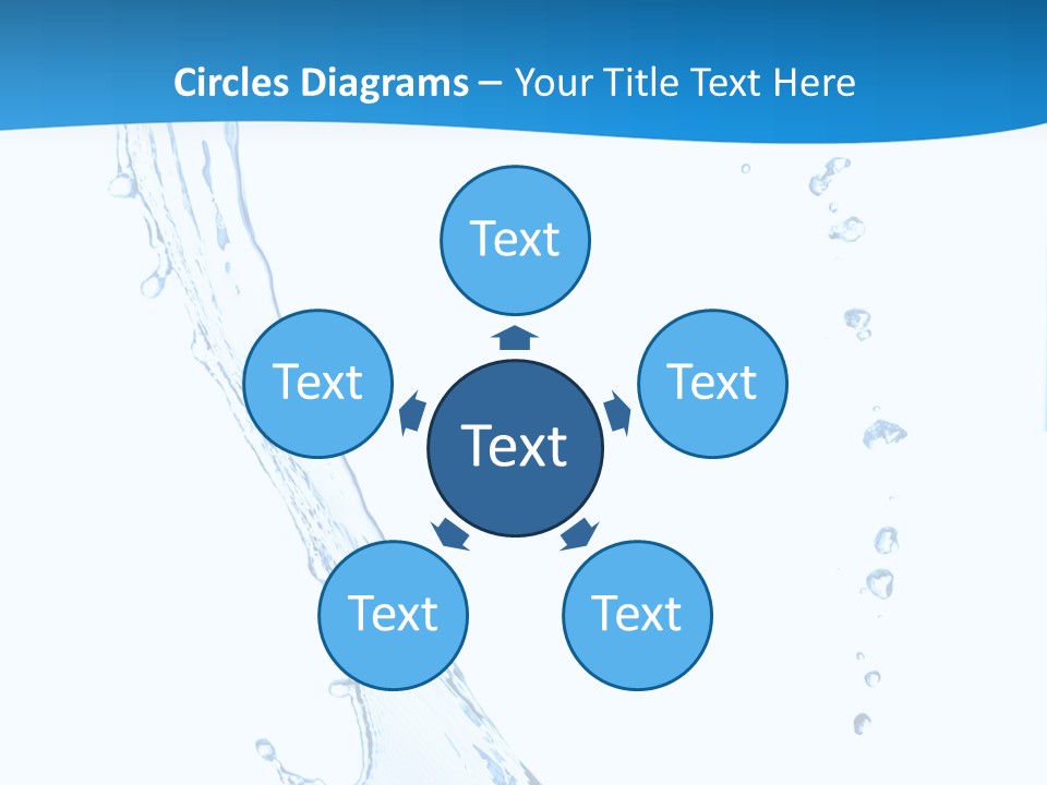 Rippled Drink Glacue PowerPoint Template