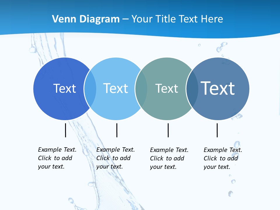 Rippled Drink Glacue PowerPoint Template