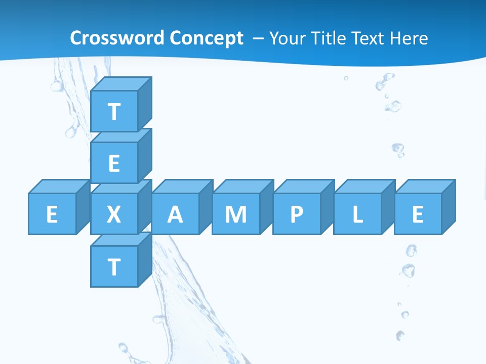 Rippled Drink Glacue PowerPoint Template