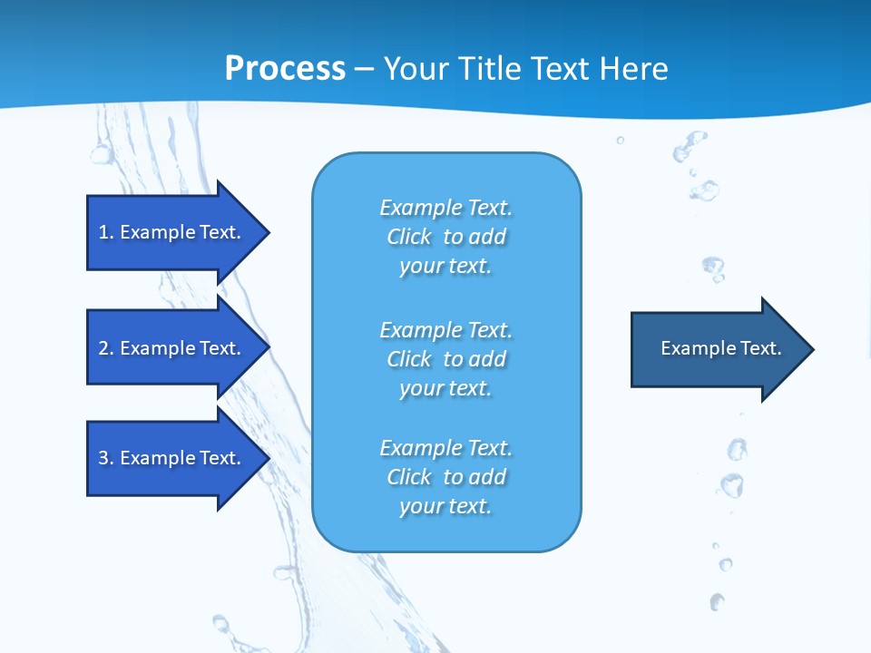 Rippled Drink Glacue PowerPoint Template
