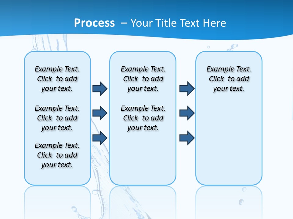 Rippled Drink Glacue PowerPoint Template