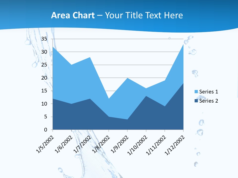 Rippled Drink Glacue PowerPoint Template