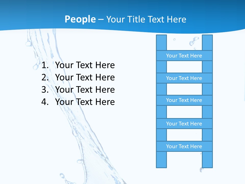 Rippled Drink Glacue PowerPoint Template