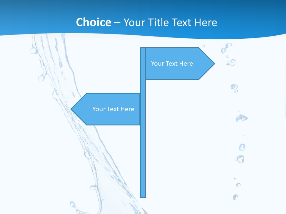 Rippled Drink Glacue PowerPoint Template