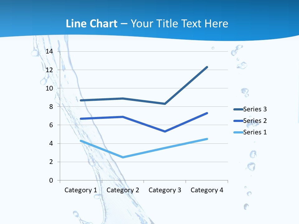 Rippled Drink Glacue PowerPoint Template