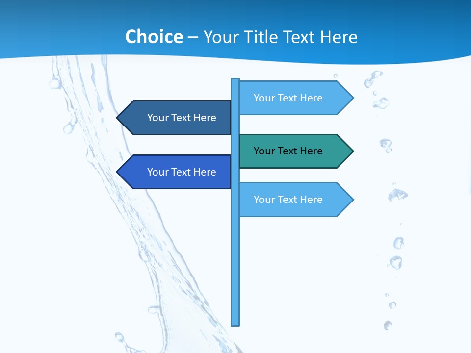 Rippled Drink Glacue PowerPoint Template