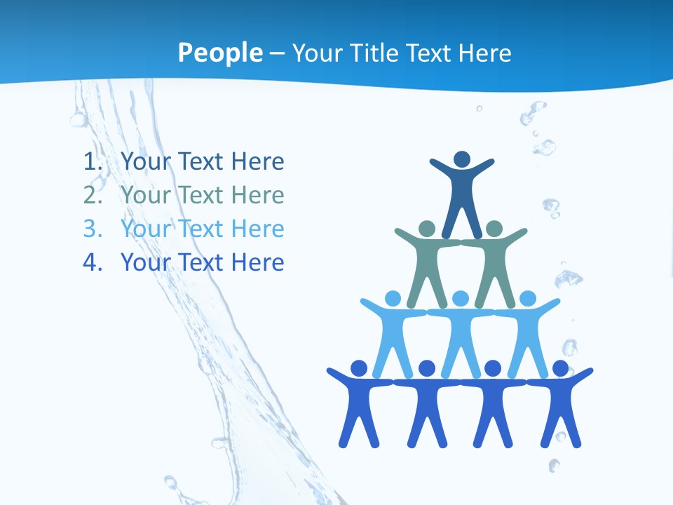 Rippled Drink Glacue PowerPoint Template