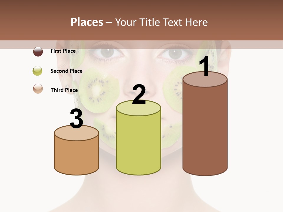 Woman Beauty Treatment Facial PowerPoint Template