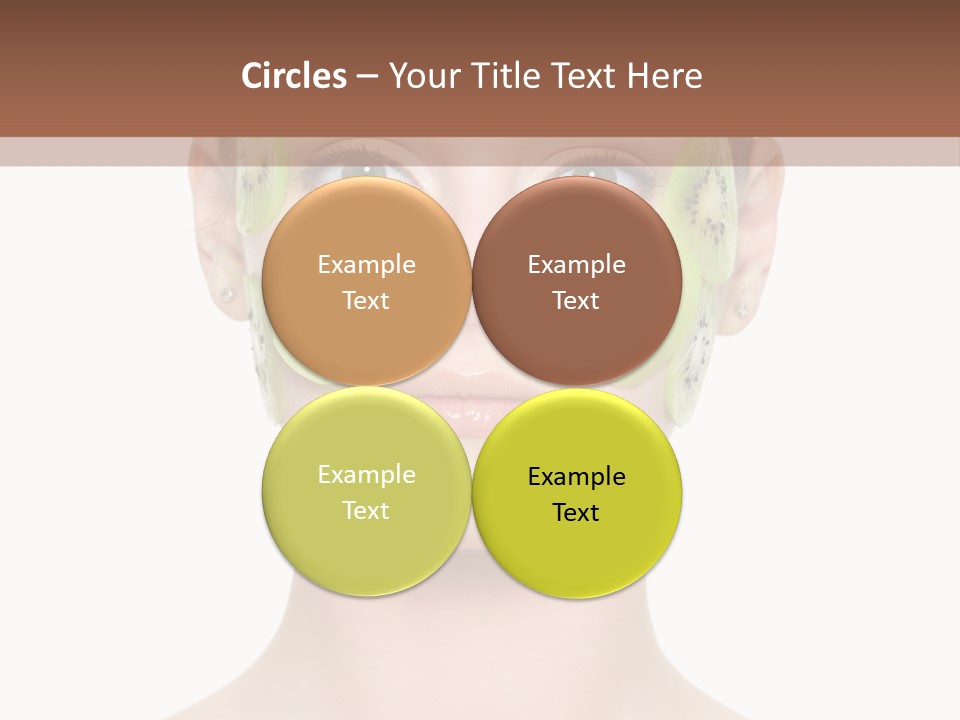 Woman Beauty Treatment Facial PowerPoint Template