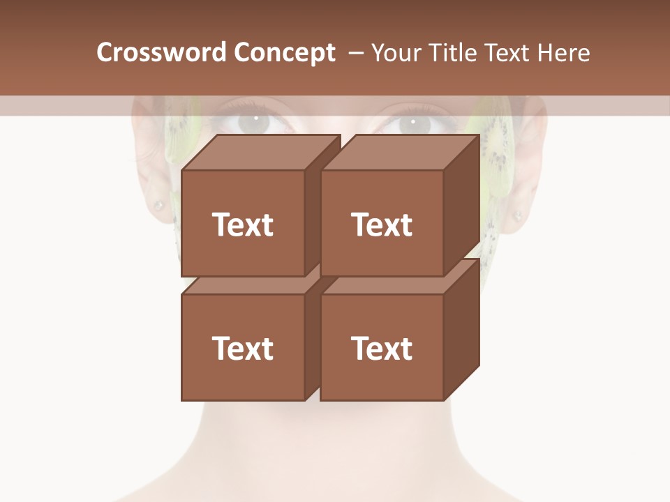 Woman Beauty Treatment Facial PowerPoint Template