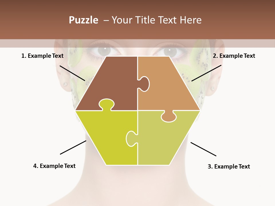 Woman Beauty Treatment Facial PowerPoint Template