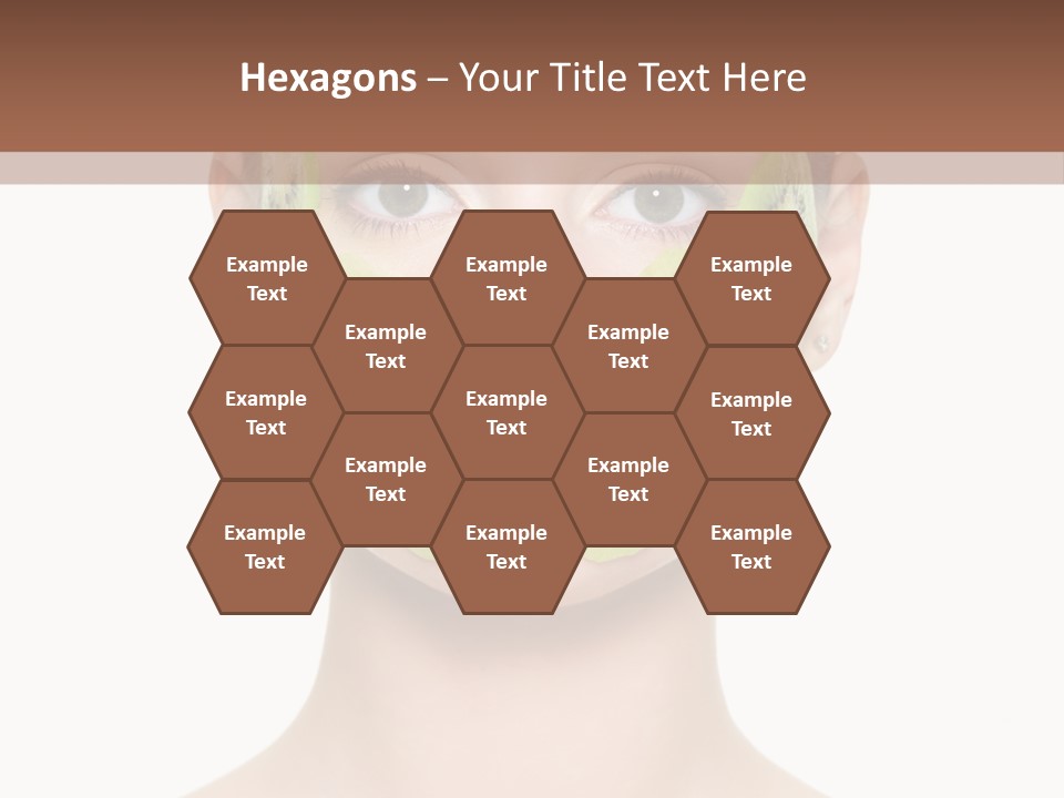 Woman Beauty Treatment Facial PowerPoint Template