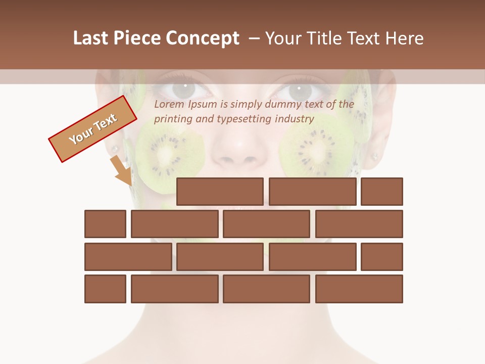 Woman Beauty Treatment Facial PowerPoint Template