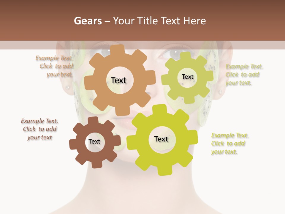 Woman Beauty Treatment Facial PowerPoint Template