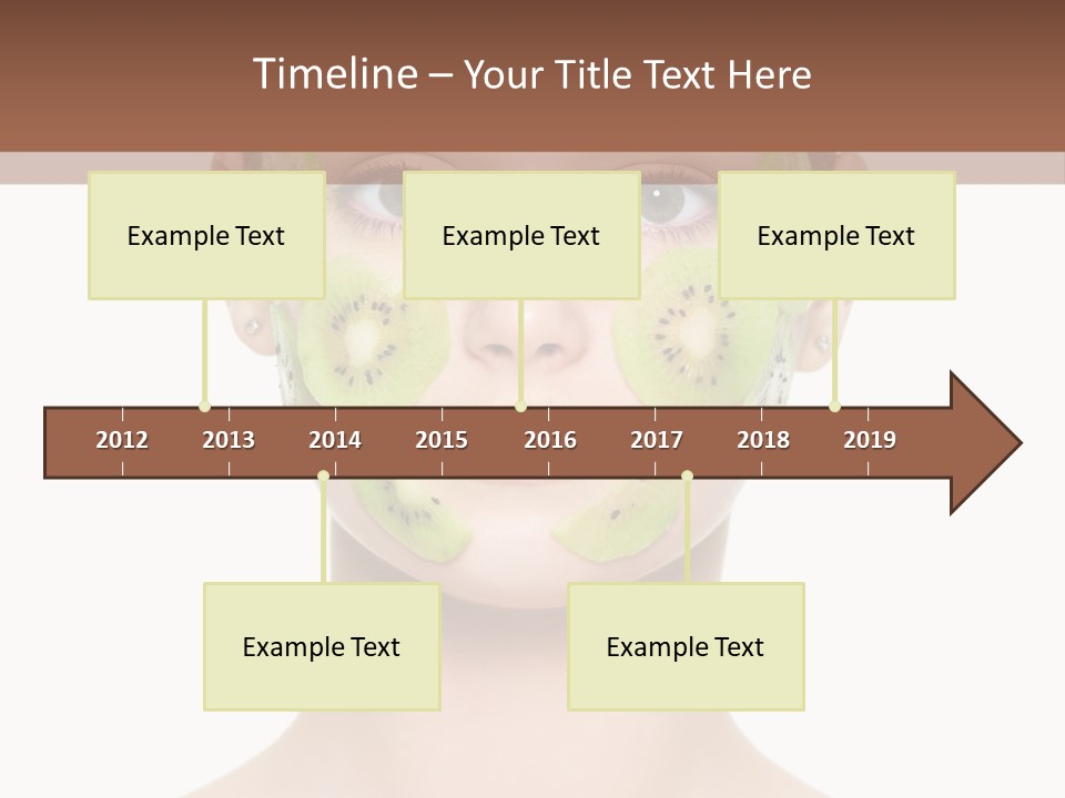 Woman Beauty Treatment Facial PowerPoint Template