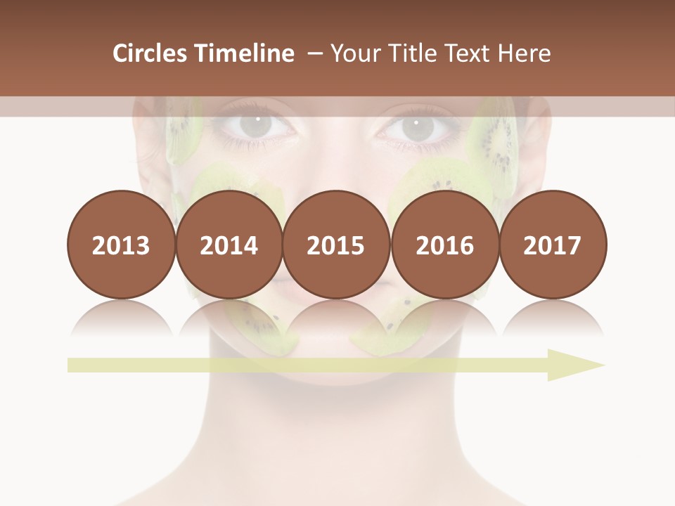 Woman Beauty Treatment Facial PowerPoint Template