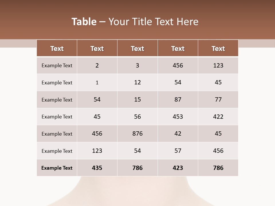 Woman Beauty Treatment Facial PowerPoint Template