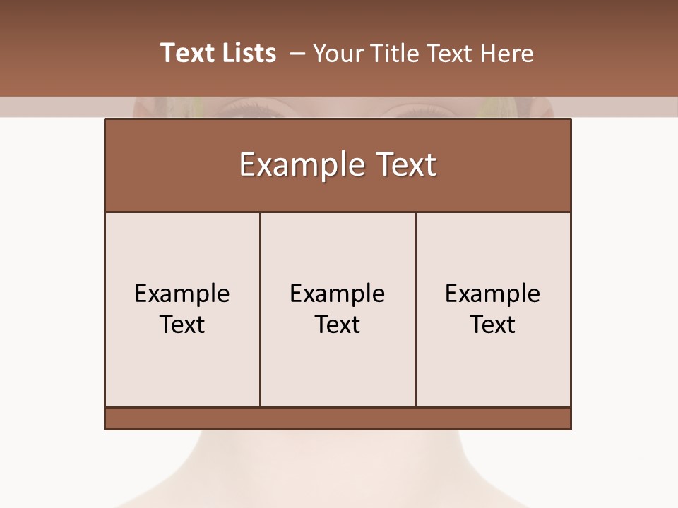 Woman Beauty Treatment Facial PowerPoint Template