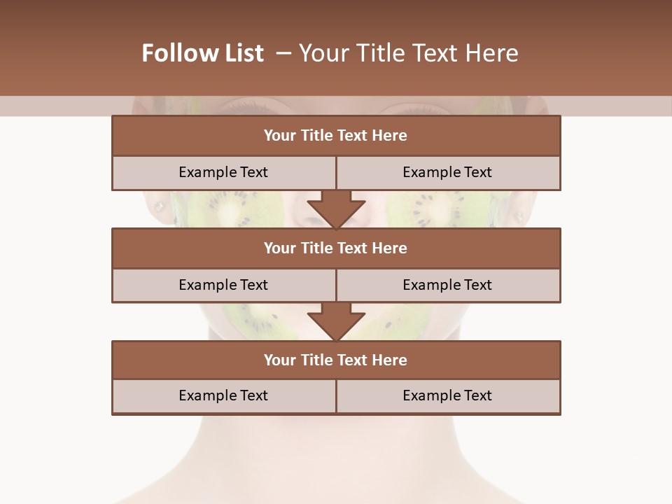 Woman Beauty Treatment Facial PowerPoint Template