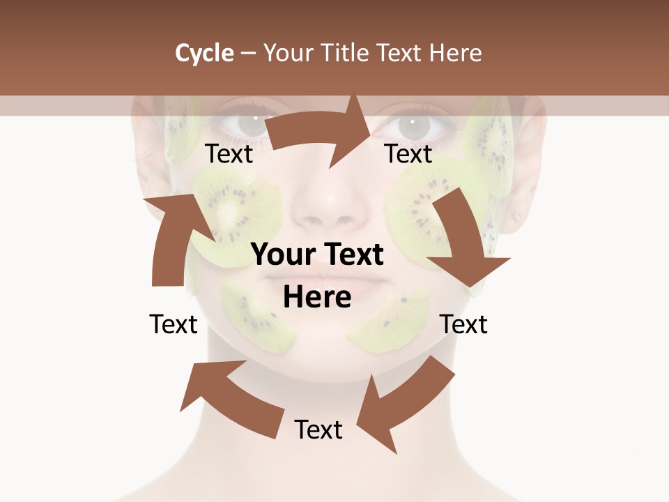 Woman Beauty Treatment Facial PowerPoint Template