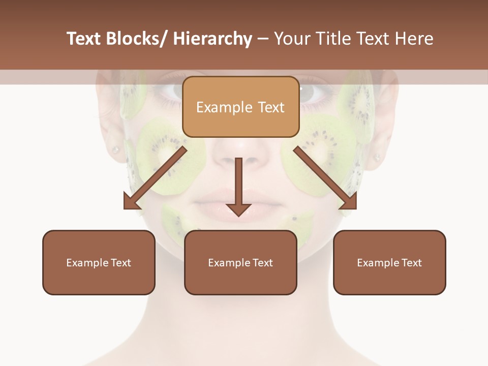 Woman Beauty Treatment Facial PowerPoint Template