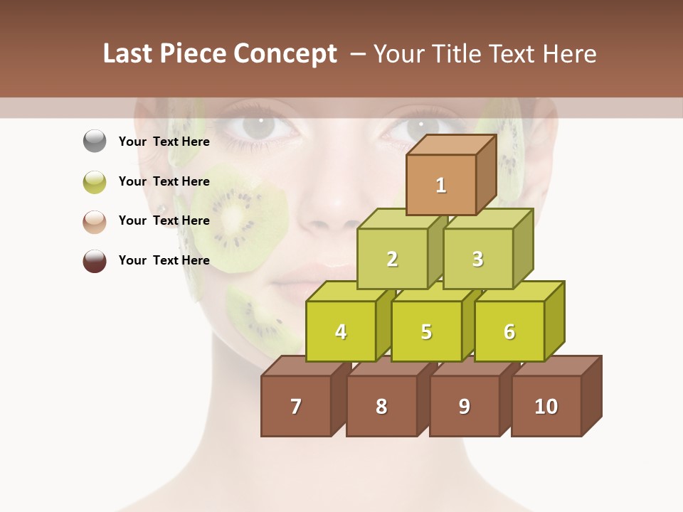 Woman Beauty Treatment Facial PowerPoint Template