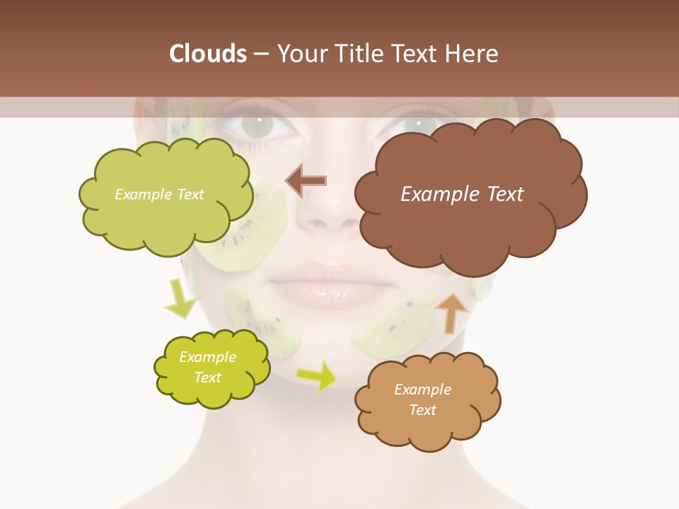 Woman Beauty Treatment Facial PowerPoint Template