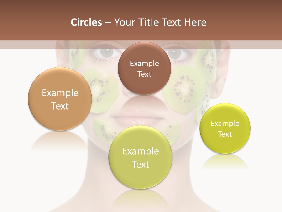 Woman Beauty Treatment Facial PowerPoint Template