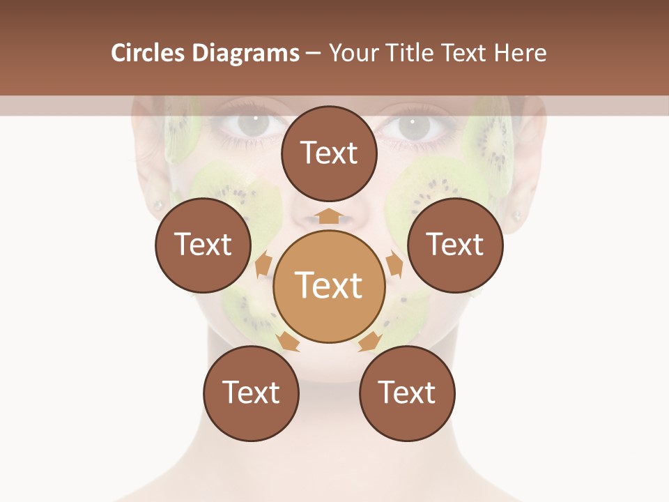 Woman Beauty Treatment Facial PowerPoint Template