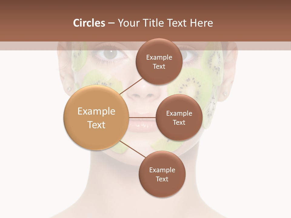 Woman Beauty Treatment Facial PowerPoint Template