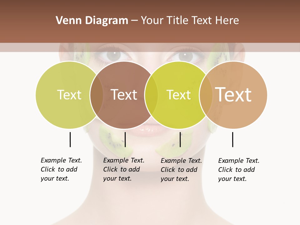 Woman Beauty Treatment Facial PowerPoint Template