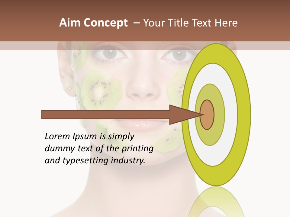 Woman Beauty Treatment Facial PowerPoint Template