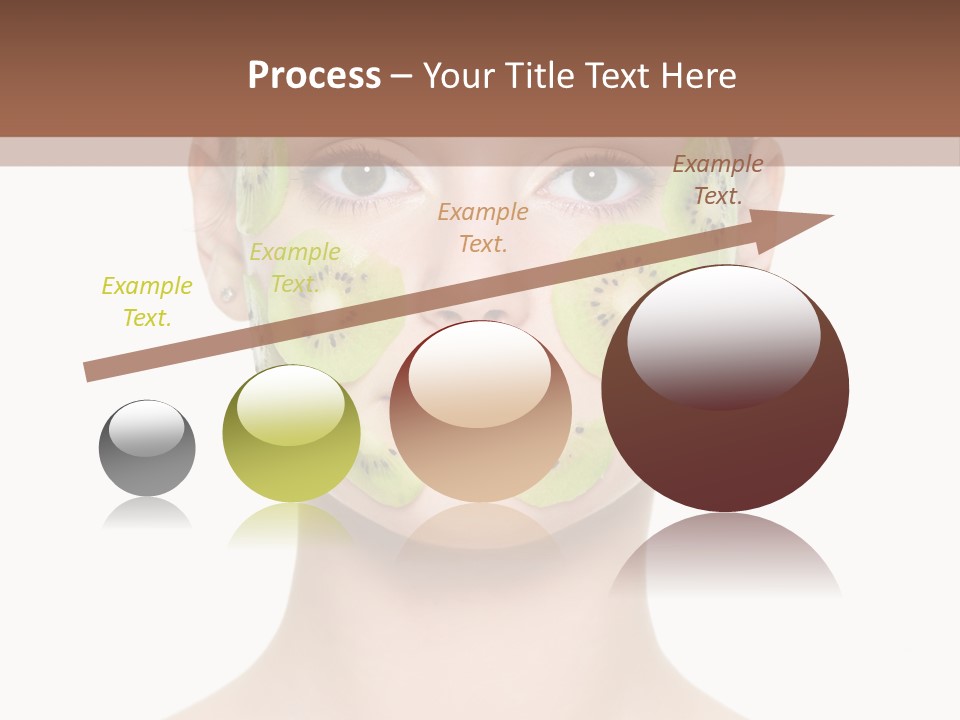 Woman Beauty Treatment Facial PowerPoint Template