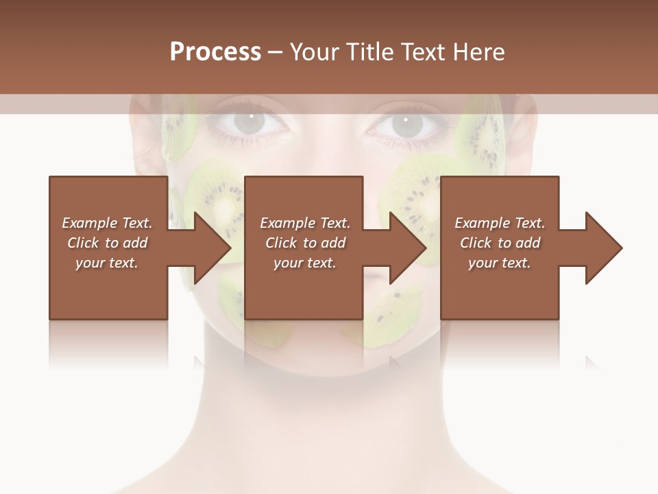 Woman Beauty Treatment Facial PowerPoint Template