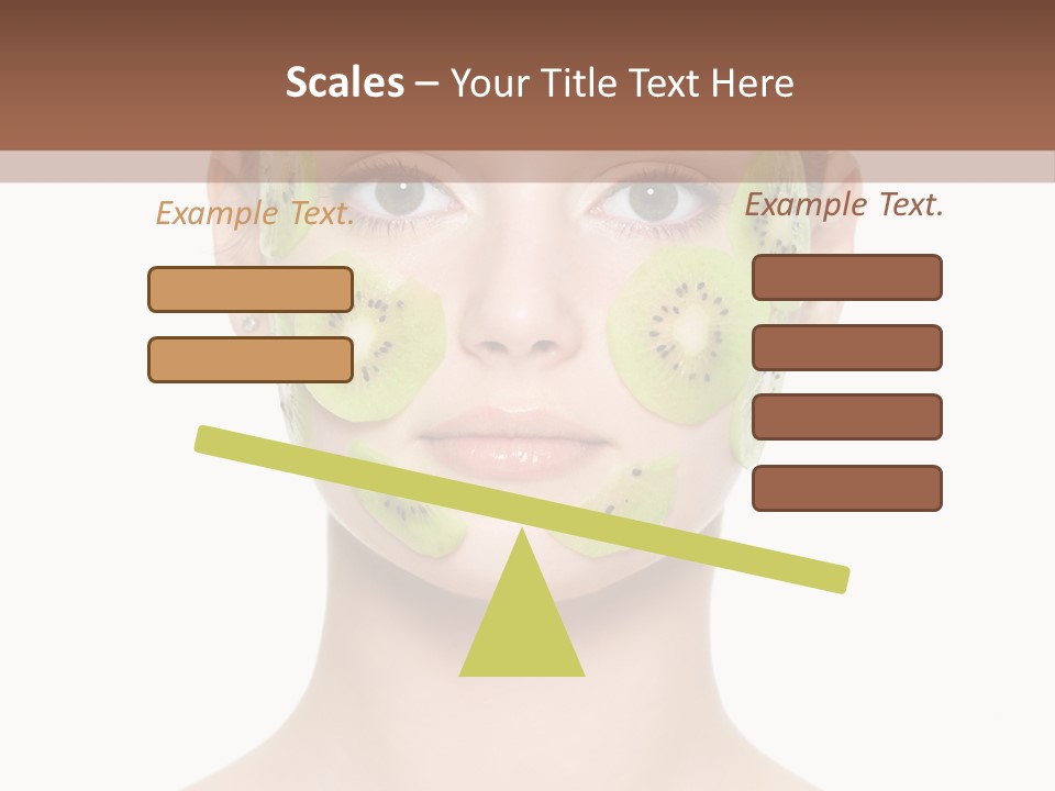 Woman Beauty Treatment Facial PowerPoint Template