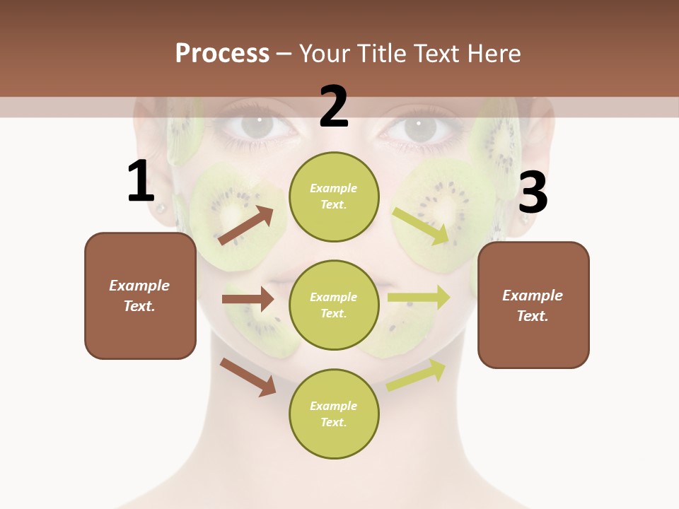 Woman Beauty Treatment Facial PowerPoint Template