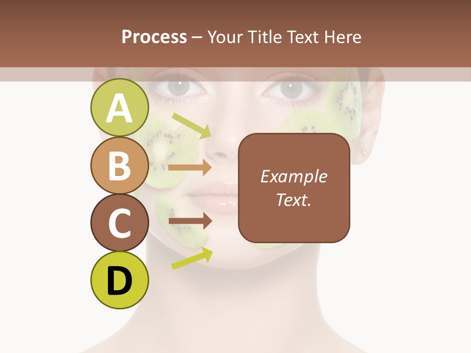 Woman Beauty Treatment Facial PowerPoint Template