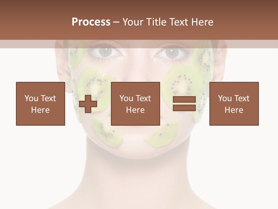 Woman Beauty Treatment Facial PowerPoint Template