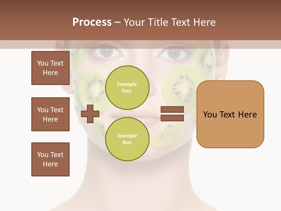 Woman Beauty Treatment Facial PowerPoint Template