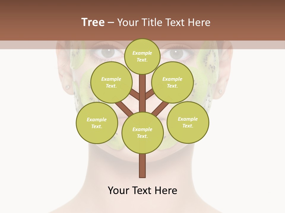 Woman Beauty Treatment Facial PowerPoint Template