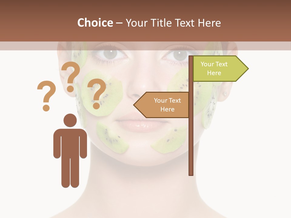 Woman Beauty Treatment Facial PowerPoint Template